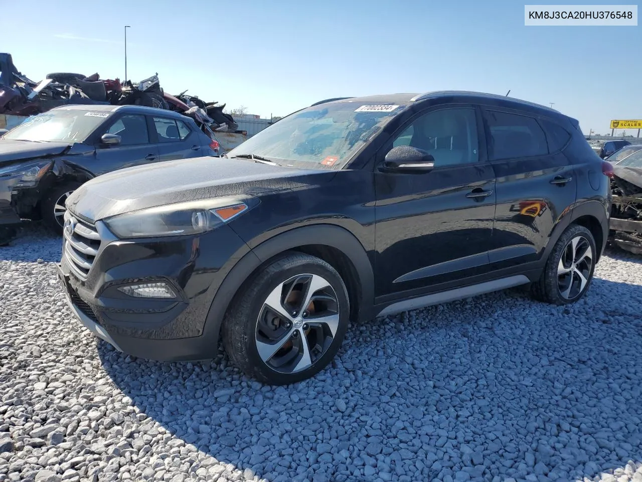 2017 Hyundai Tucson Limited VIN: KM8J3CA20HU376548 Lot: 77002334