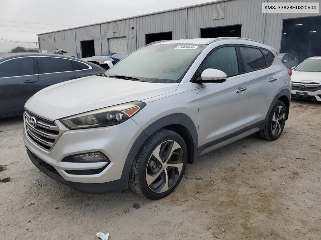 2017 Hyundai Tucson Limited VIN: KM8J33A28HU320504 Lot: 77009534