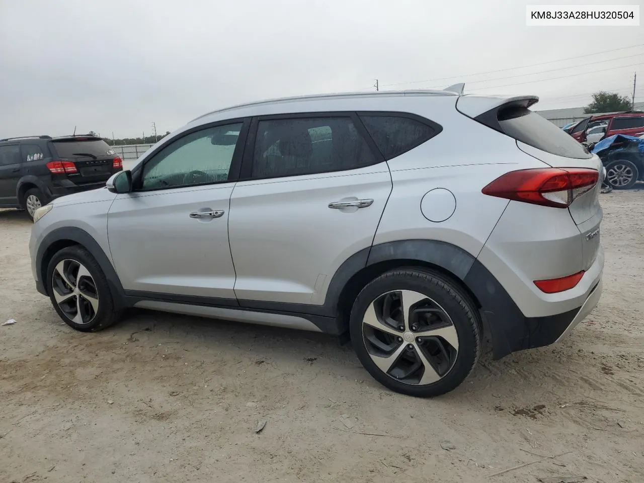 2017 Hyundai Tucson Limited VIN: KM8J33A28HU320504 Lot: 77009534