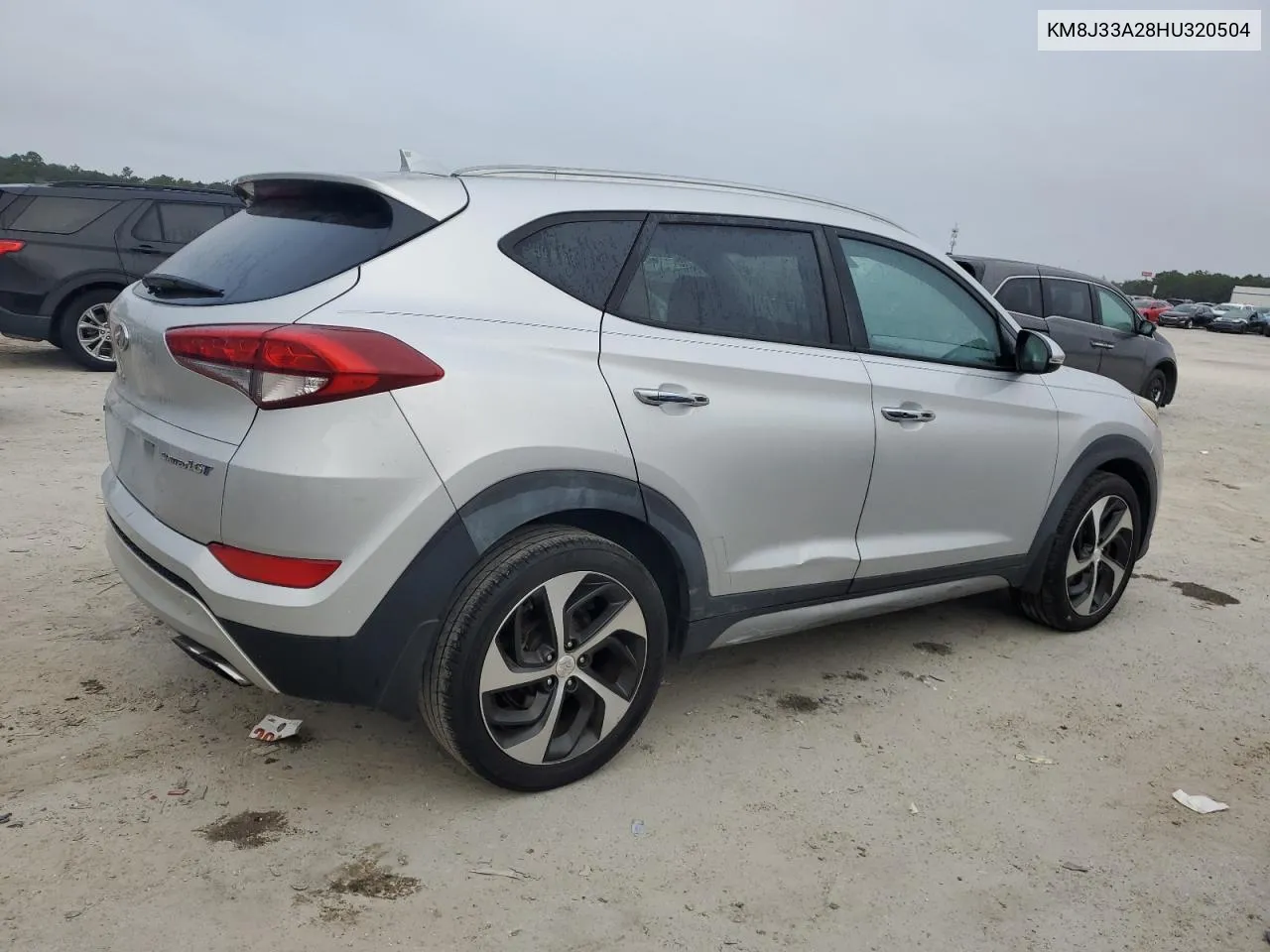 2017 Hyundai Tucson Limited VIN: KM8J33A28HU320504 Lot: 77009534