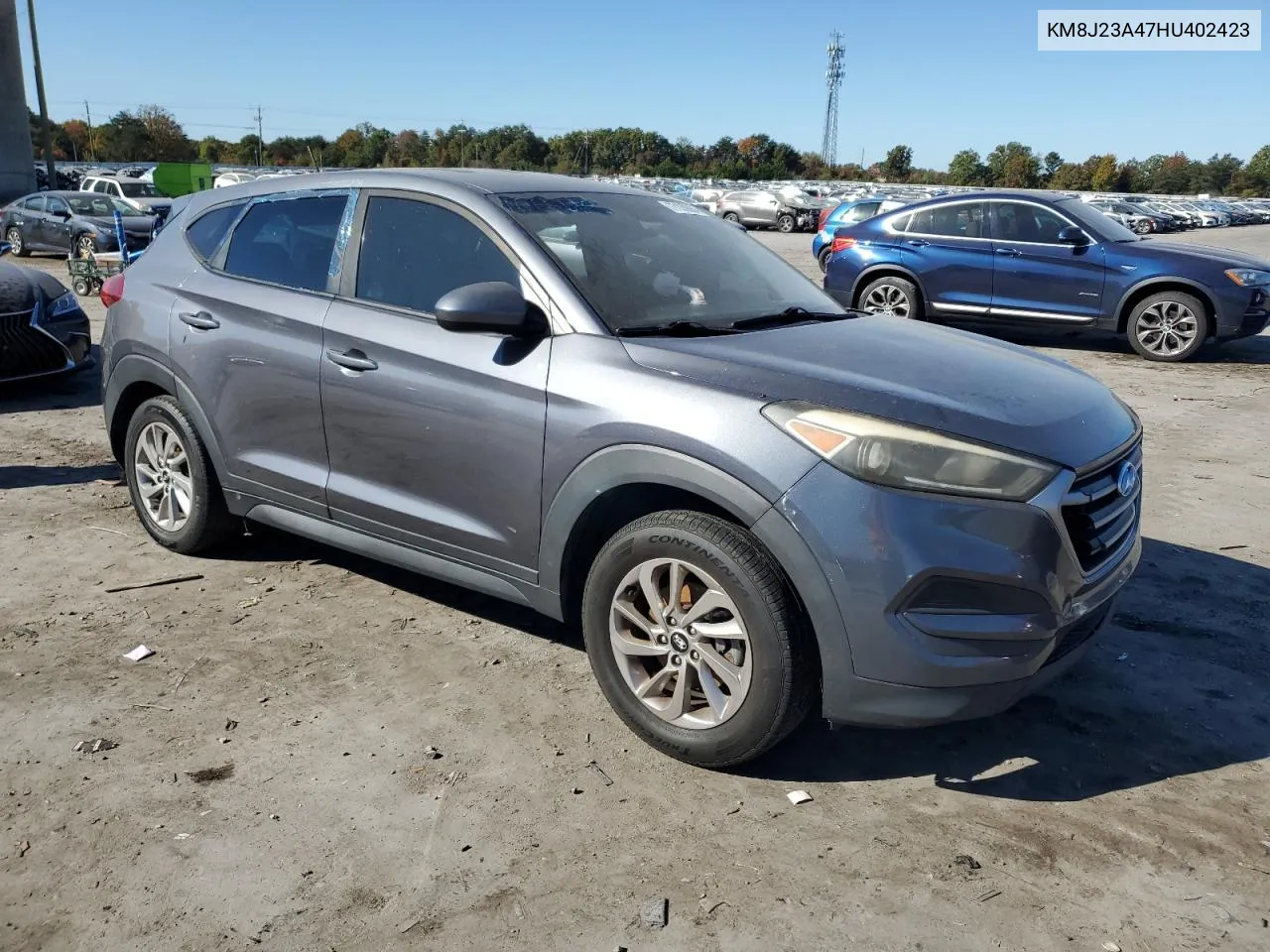 2017 Hyundai Tucson Se VIN: KM8J23A47HU402423 Lot: 77130884