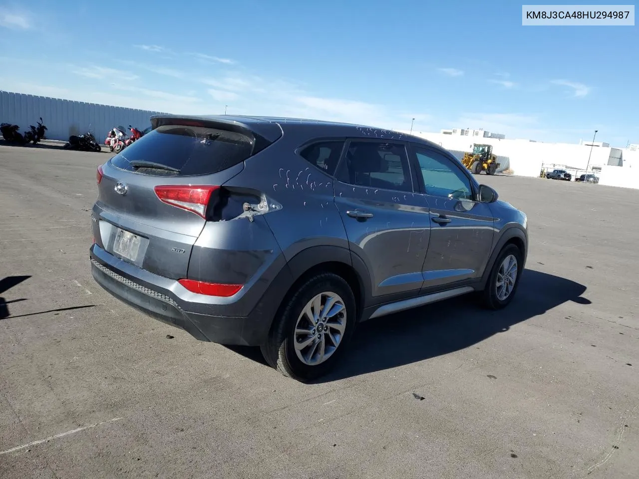 2017 Hyundai Tucson Limited VIN: KM8J3CA48HU294987 Lot: 77164584