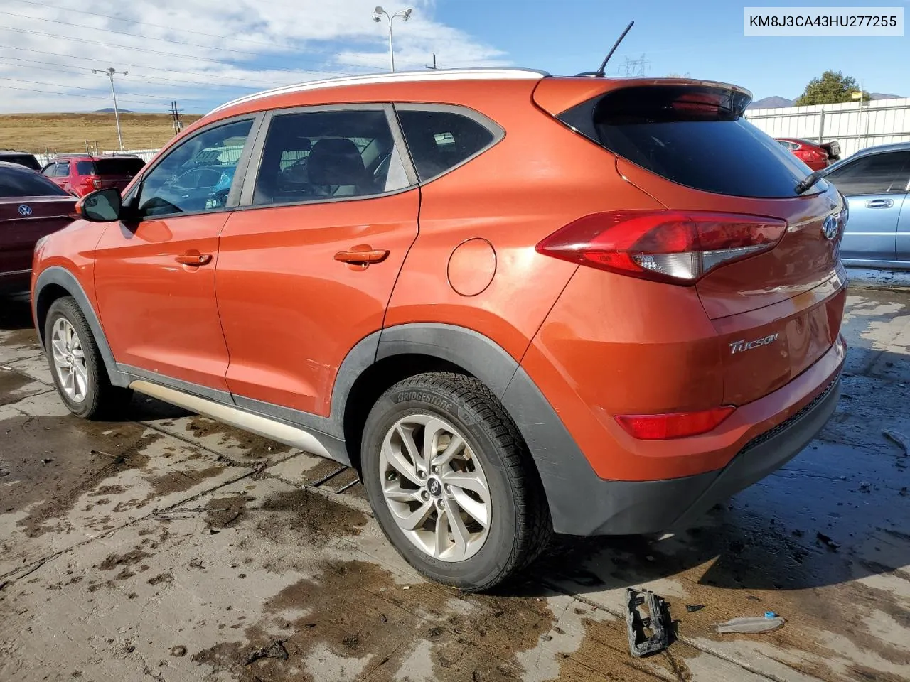 2017 Hyundai Tucson Limited VIN: KM8J3CA43HU277255 Lot: 77219064