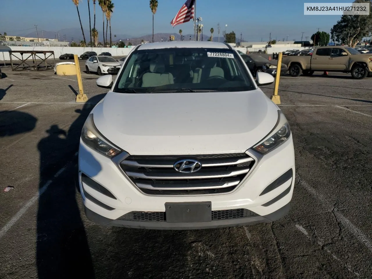 2017 Hyundai Tucson Se VIN: KM8J23A41HU271232 Lot: 77228804