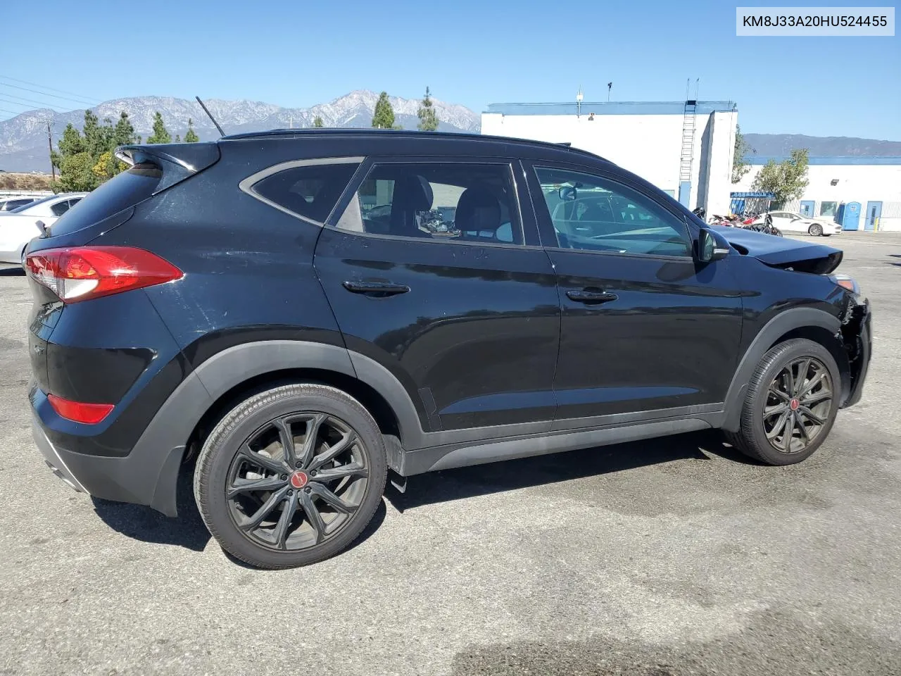 2017 Hyundai Tucson Limited VIN: KM8J33A20HU524455 Lot: 77229254