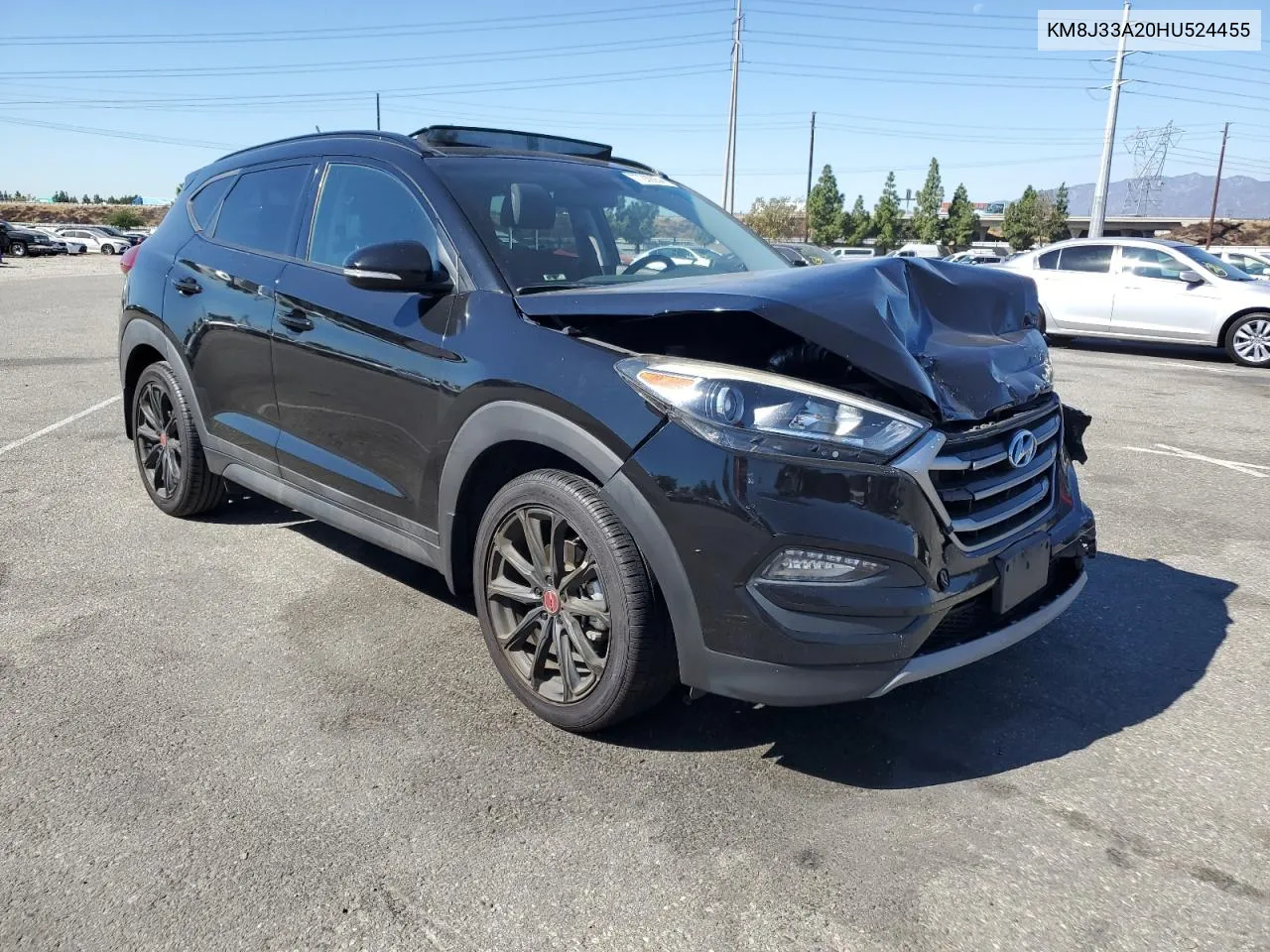 2017 Hyundai Tucson Limited VIN: KM8J33A20HU524455 Lot: 77229254