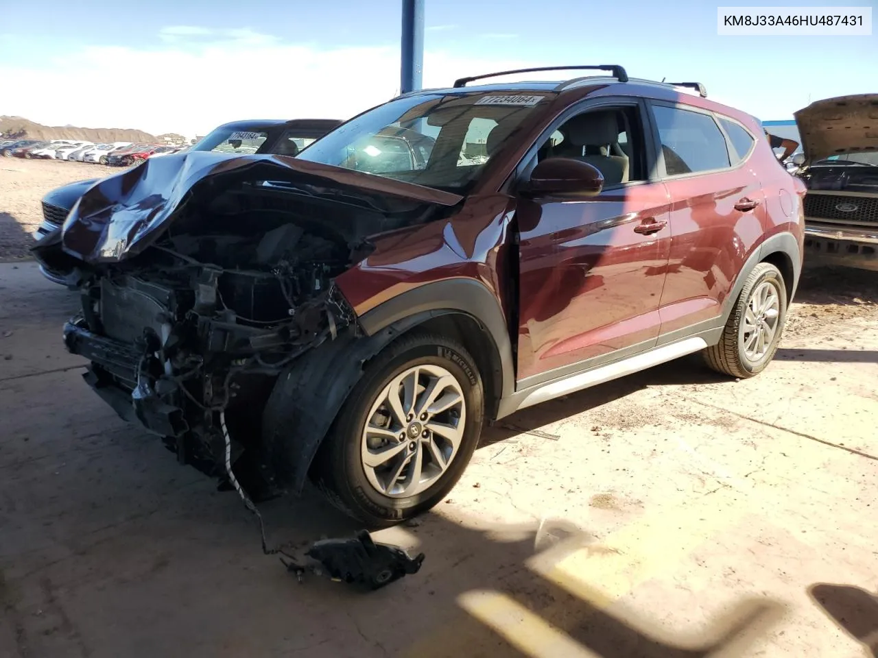 KM8J33A46HU487431 2017 Hyundai Tucson Limited