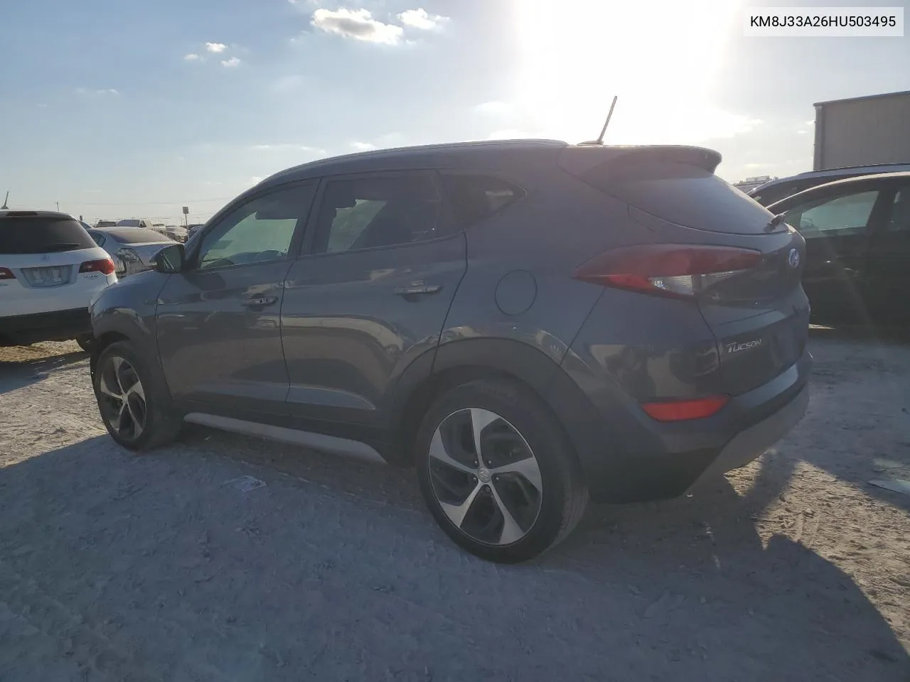 2017 Hyundai Tucson Limited VIN: KM8J33A26HU503495 Lot: 77336484