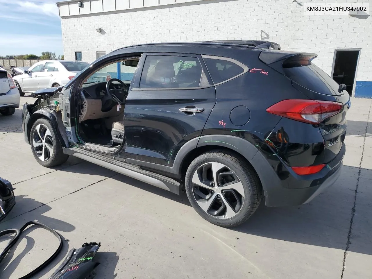 KM8J3CA21HU347902 2017 Hyundai Tucson Limited