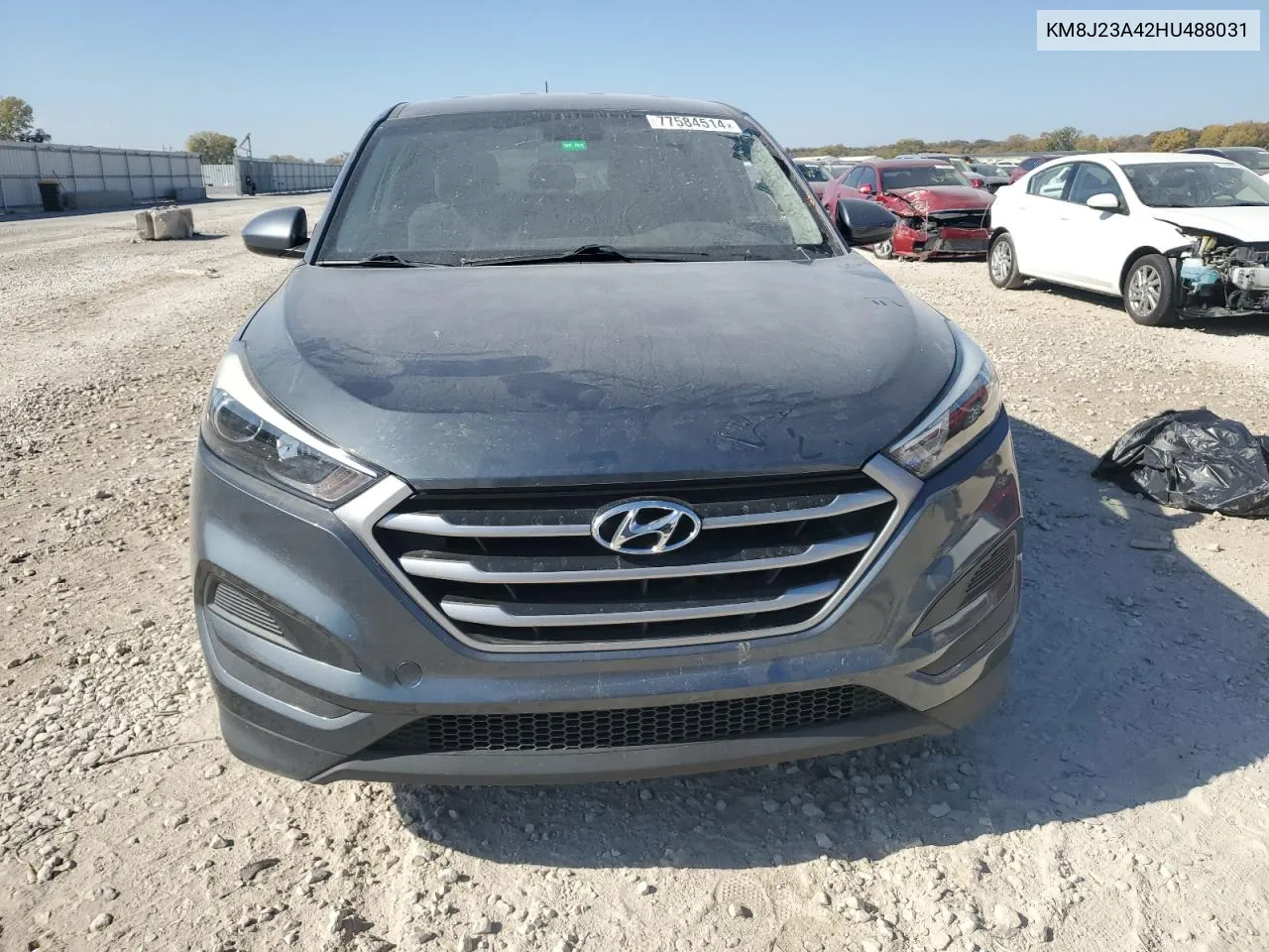 2017 Hyundai Tucson Se VIN: KM8J23A42HU488031 Lot: 77584514