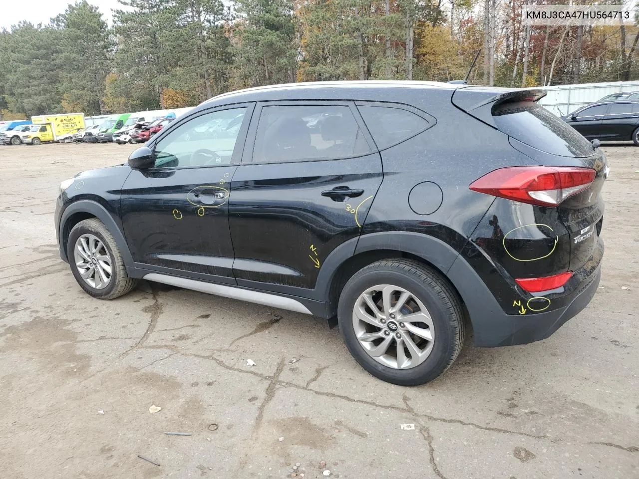 2017 Hyundai Tucson Limited VIN: KM8J3CA47HU564713 Lot: 77656324