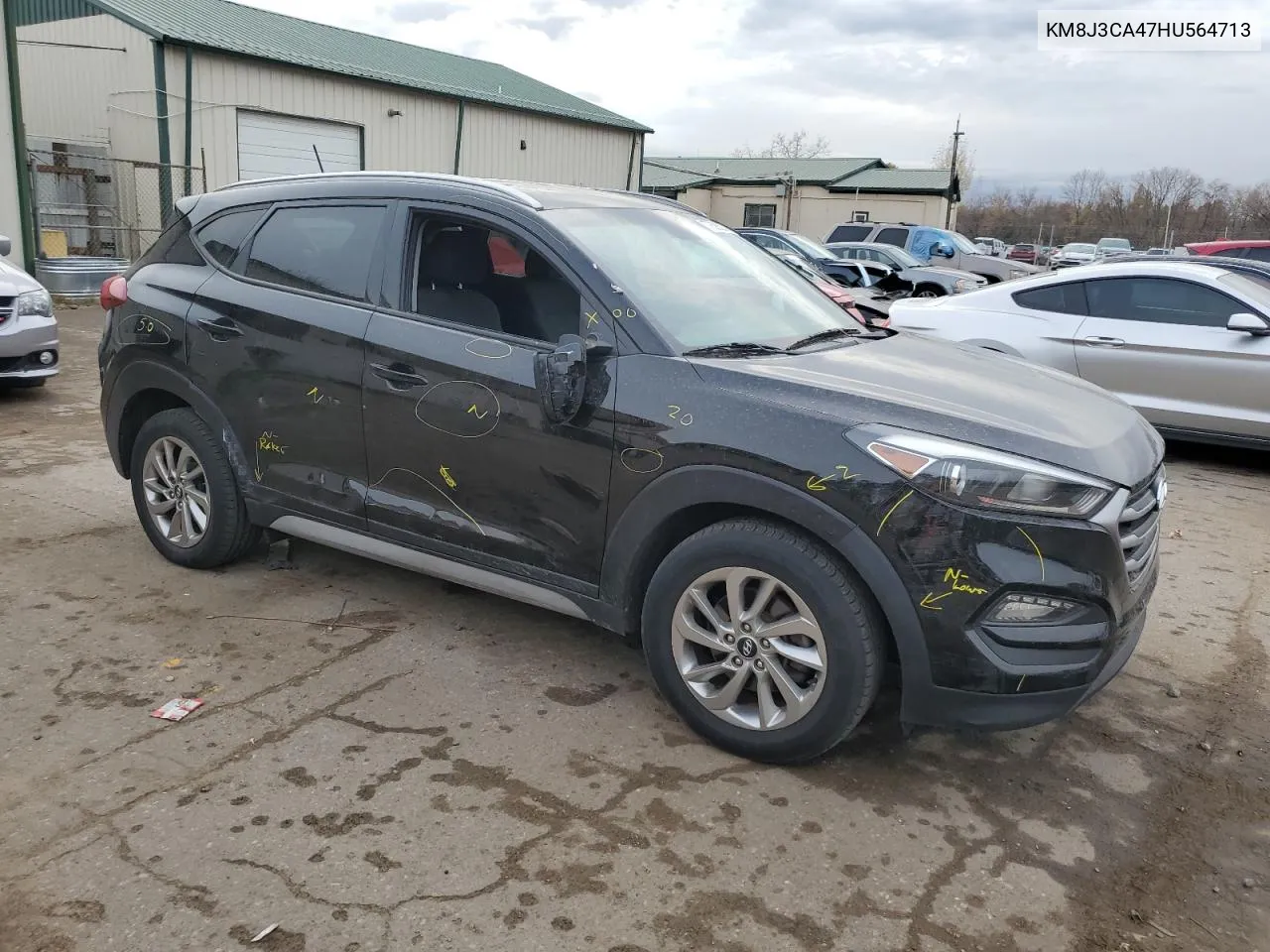 2017 Hyundai Tucson Limited VIN: KM8J3CA47HU564713 Lot: 77656324