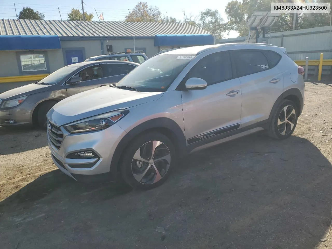 2017 Hyundai Tucson Limited VIN: KM8J33A24HU323500 Lot: 77708384