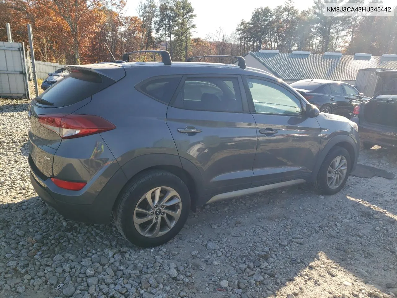 2017 Hyundai Tucson Limited VIN: KM8J3CA43HU345442 Lot: 77746864