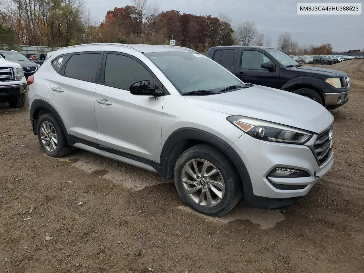 2017 Hyundai Tucson Limited VIN: KM8J3CA49HU388523 Lot: 77818494