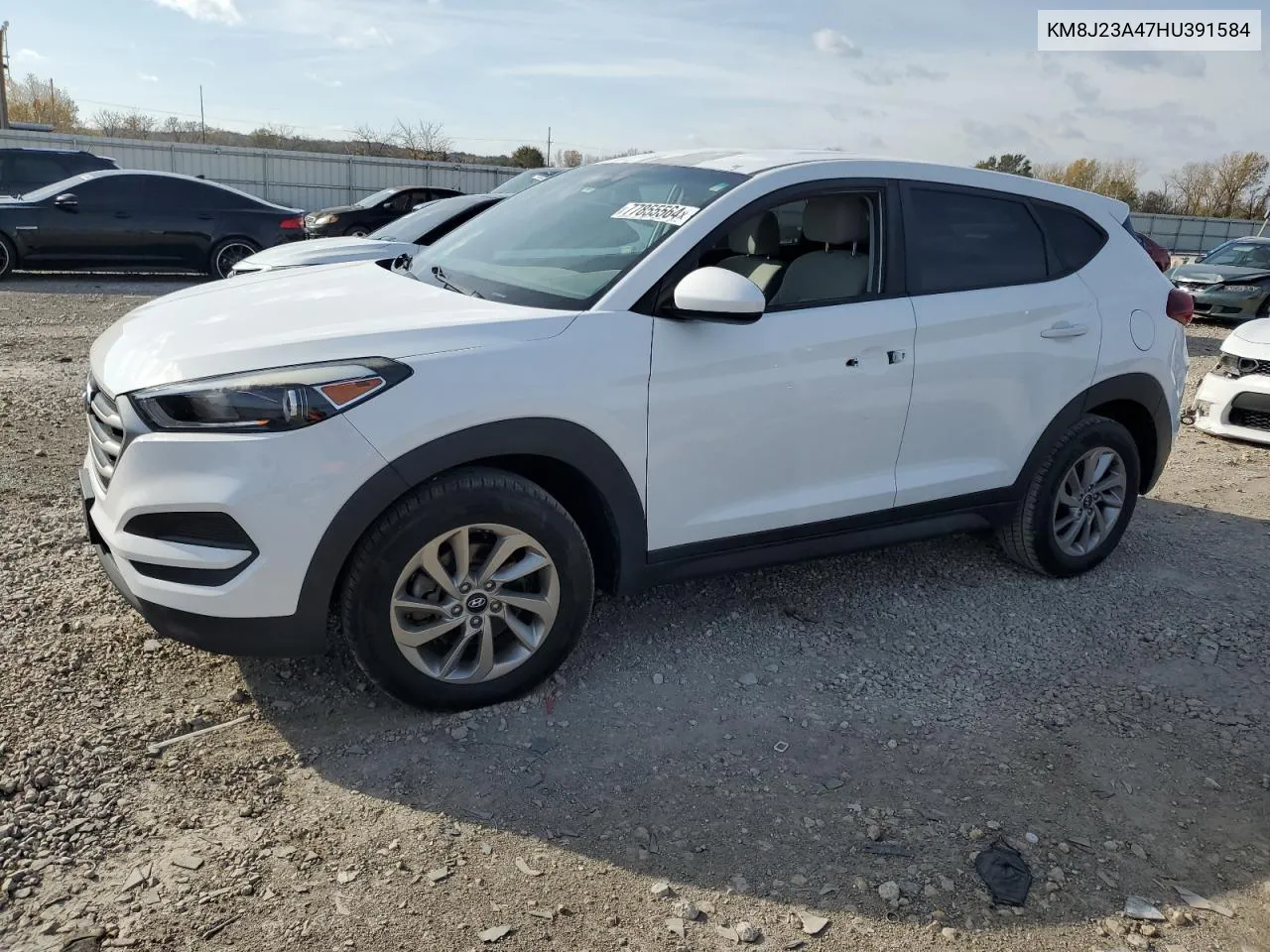 2017 Hyundai Tucson Se VIN: KM8J23A47HU391584 Lot: 77855564