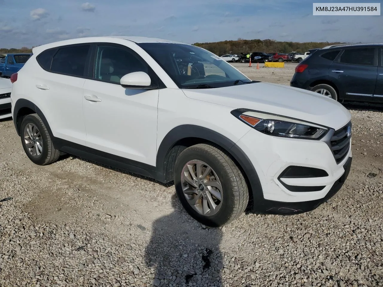 2017 Hyundai Tucson Se VIN: KM8J23A47HU391584 Lot: 77855564