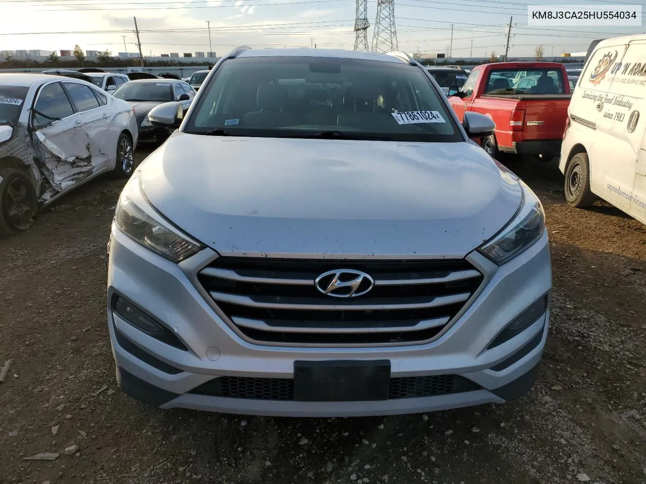 2017 Hyundai Tucson Limited VIN: KM8J3CA25HU554034 Lot: 77861024