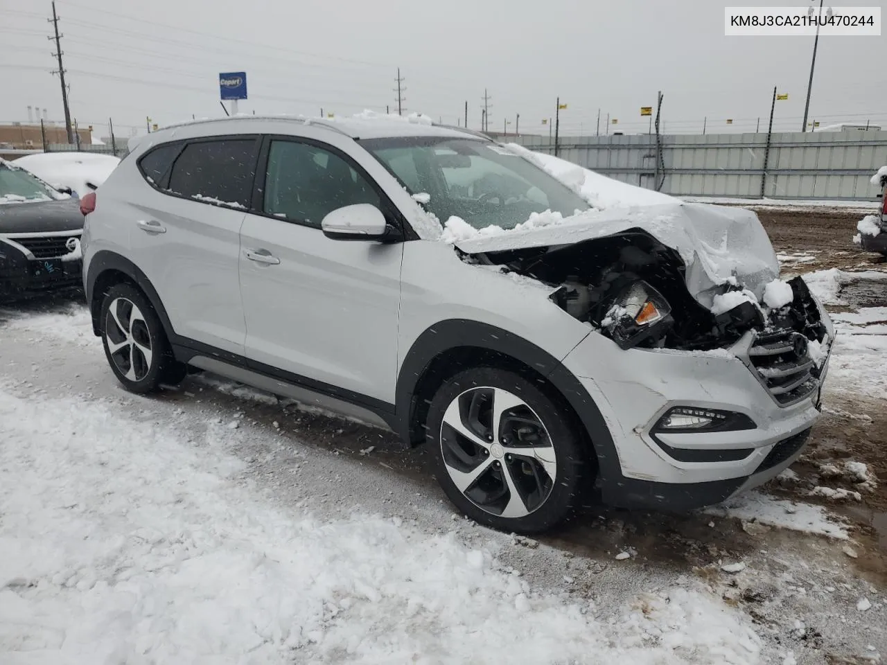 2017 Hyundai Tucson Limited VIN: KM8J3CA21HU470244 Lot: 77898964