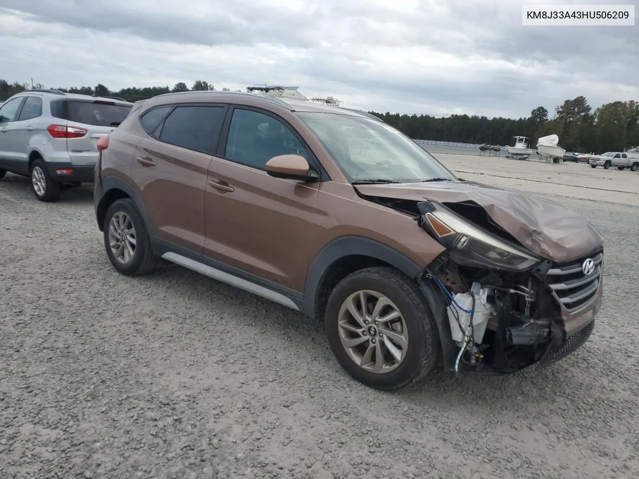 2017 Hyundai Tucson Limited VIN: KM8J33A43HU506209 Lot: 77902084