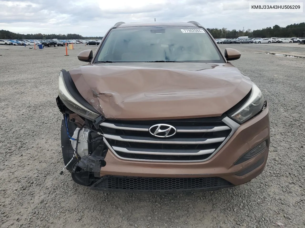 2017 Hyundai Tucson Limited VIN: KM8J33A43HU506209 Lot: 77902084