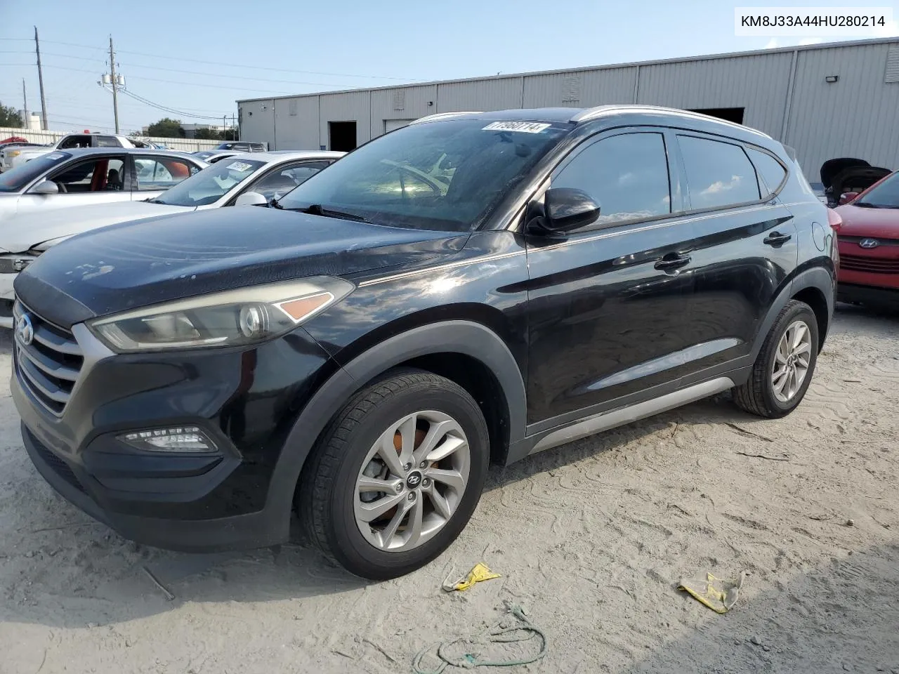 2017 Hyundai Tucson Limited VIN: KM8J33A44HU280214 Lot: 77960714