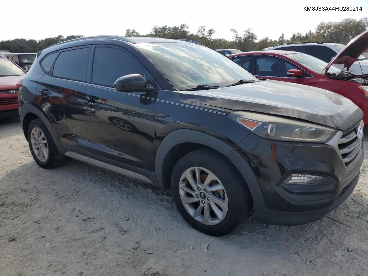 2017 Hyundai Tucson Limited VIN: KM8J33A44HU280214 Lot: 77960714