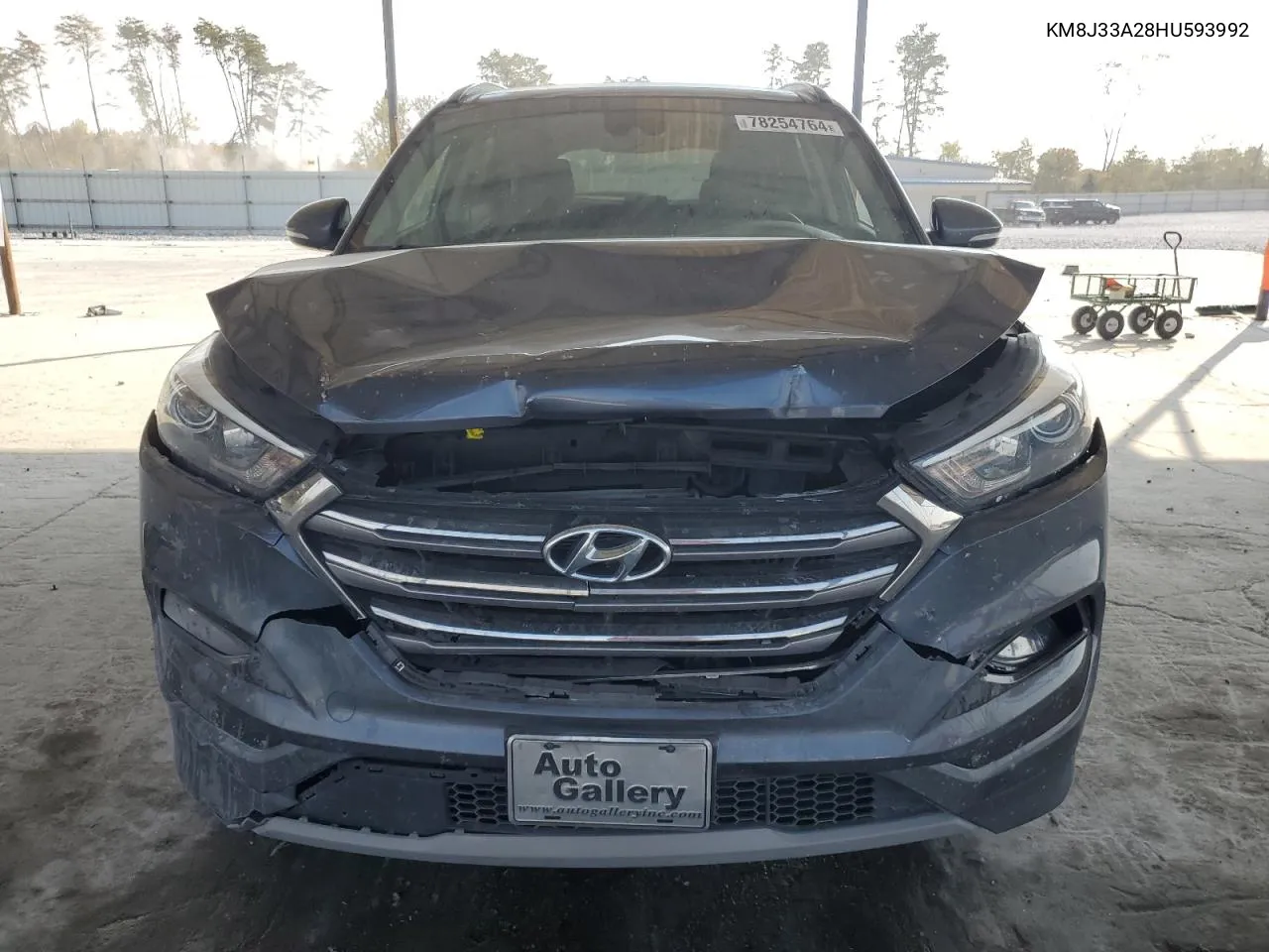 2017 Hyundai Tucson Limited VIN: KM8J33A28HU593992 Lot: 78254764