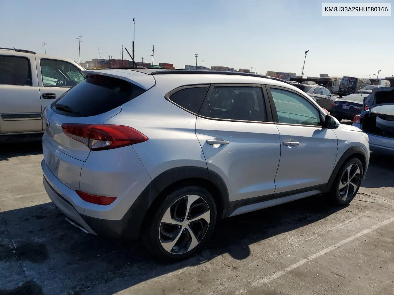 2017 Hyundai Tucson Limited VIN: KM8J33A29HU580166 Lot: 78306524