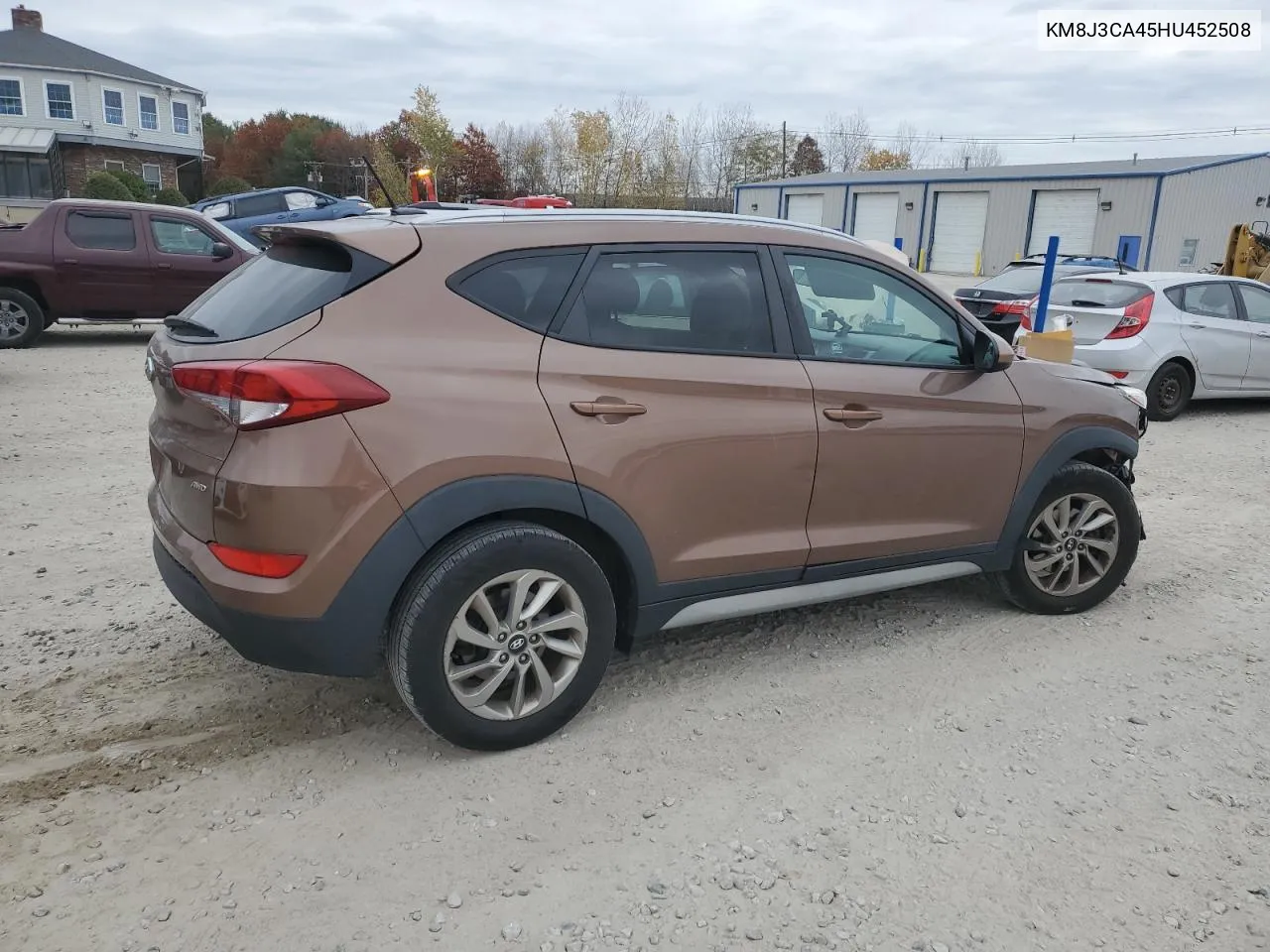 2017 Hyundai Tucson Limited VIN: KM8J3CA45HU452508 Lot: 78323194