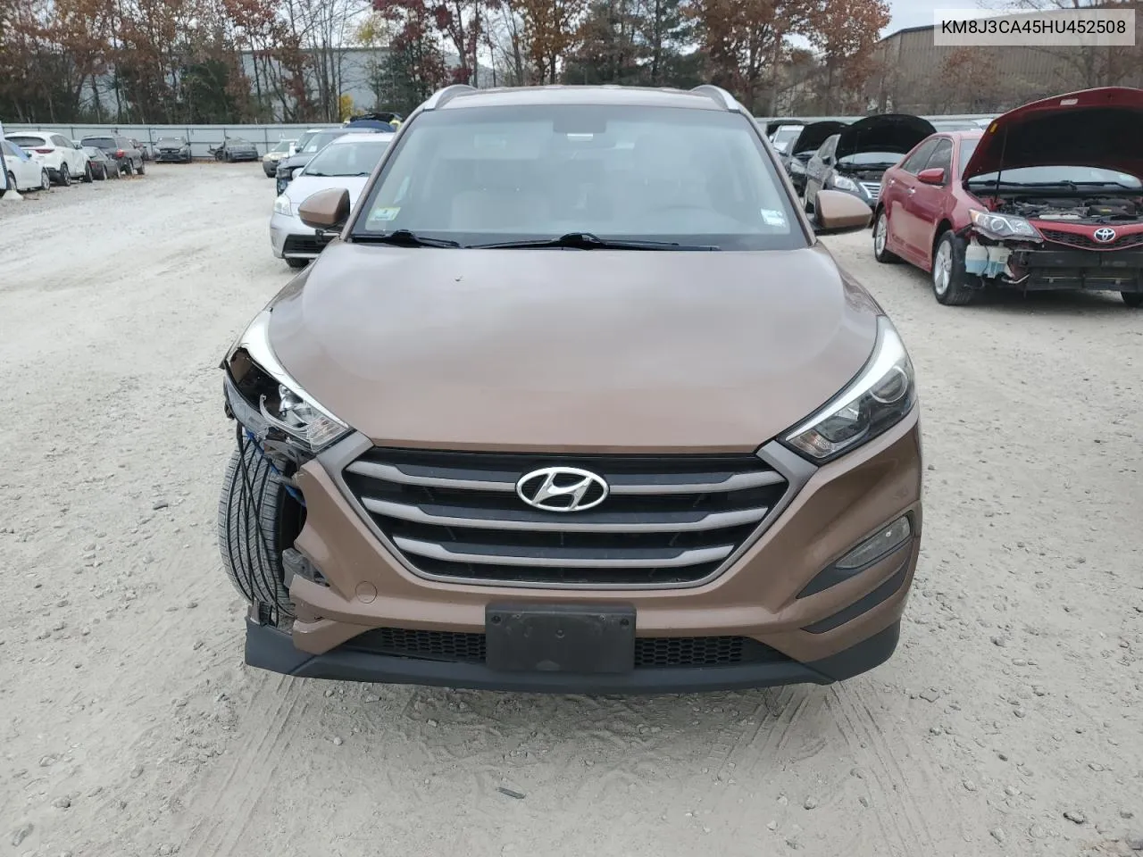 2017 Hyundai Tucson Limited VIN: KM8J3CA45HU452508 Lot: 78323194