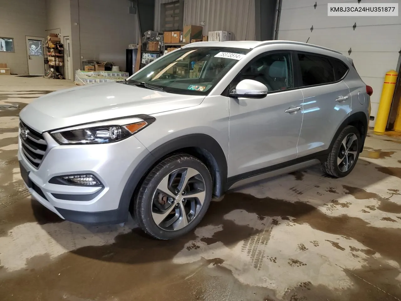 2017 Hyundai Tucson Limited VIN: KM8J3CA24HU351877 Lot: 78373514