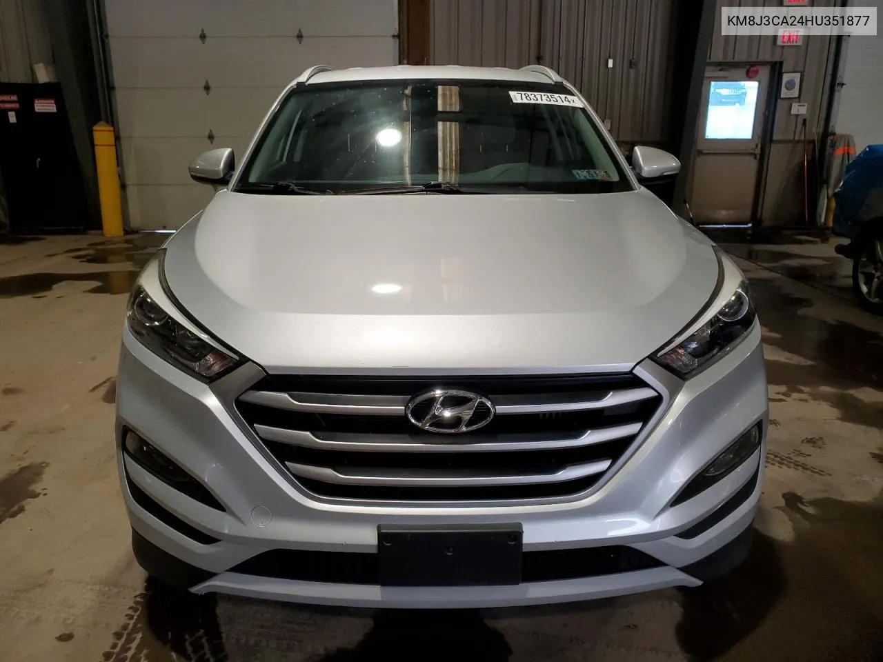 2017 Hyundai Tucson Limited VIN: KM8J3CA24HU351877 Lot: 78373514