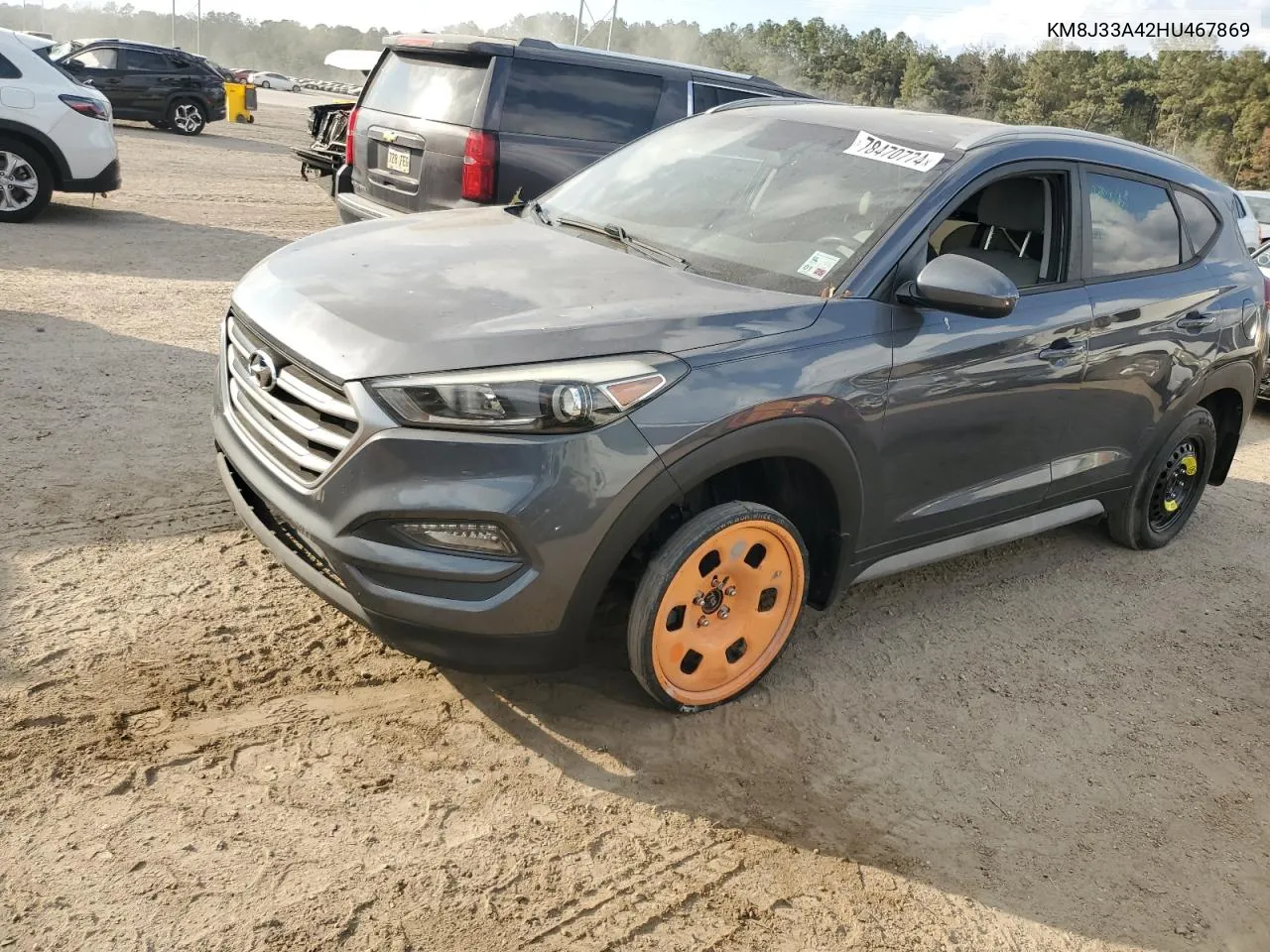 2017 Hyundai Tucson Limited VIN: KM8J33A42HU467869 Lot: 78470774