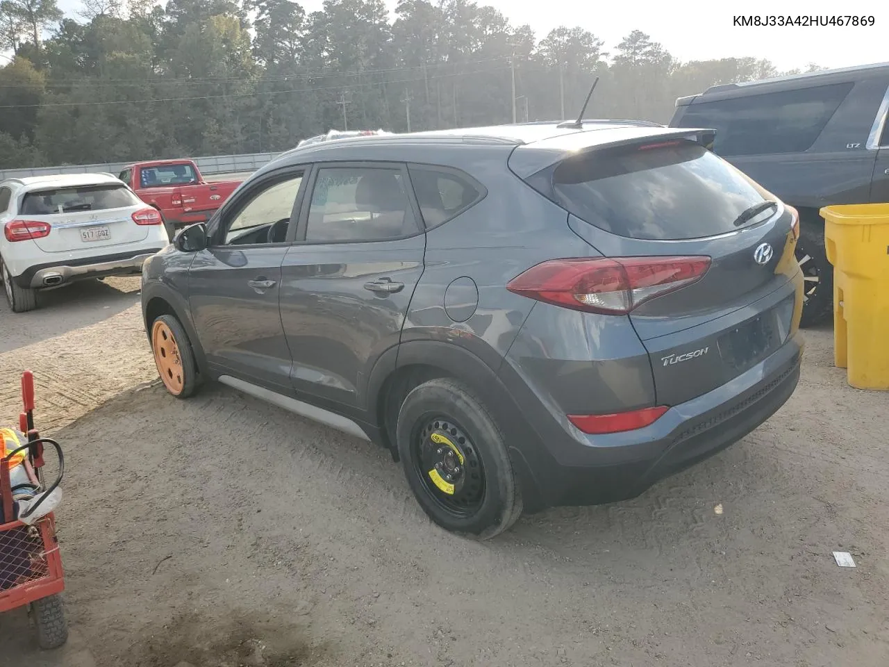 2017 Hyundai Tucson Limited VIN: KM8J33A42HU467869 Lot: 78470774