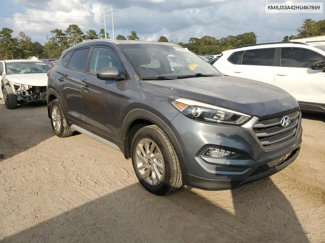 2017 Hyundai Tucson Limited VIN: KM8J33A42HU467869 Lot: 78470774