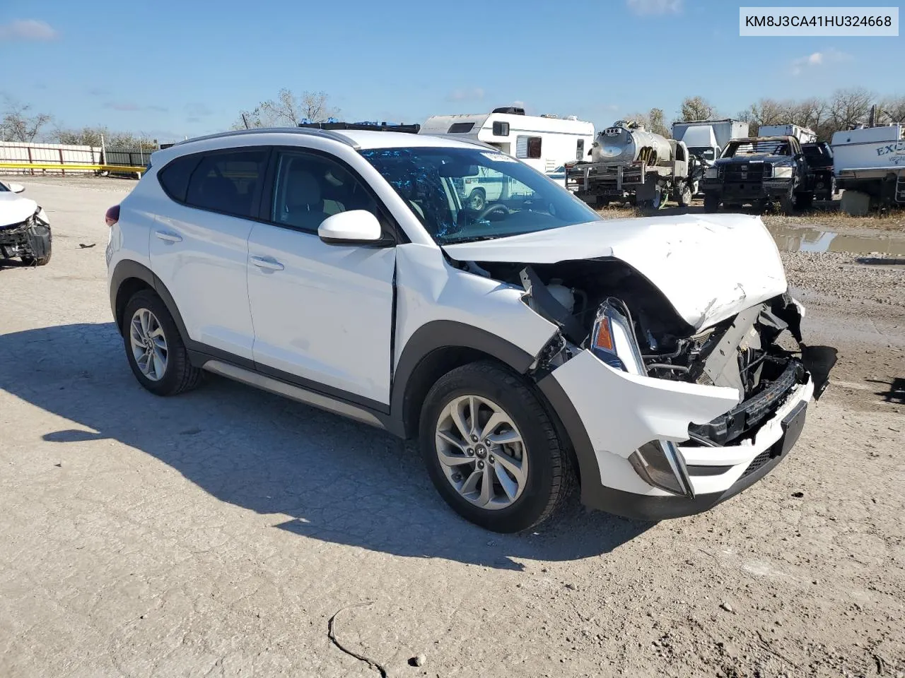 2017 Hyundai Tucson Limited VIN: KM8J3CA41HU324668 Lot: 78476634