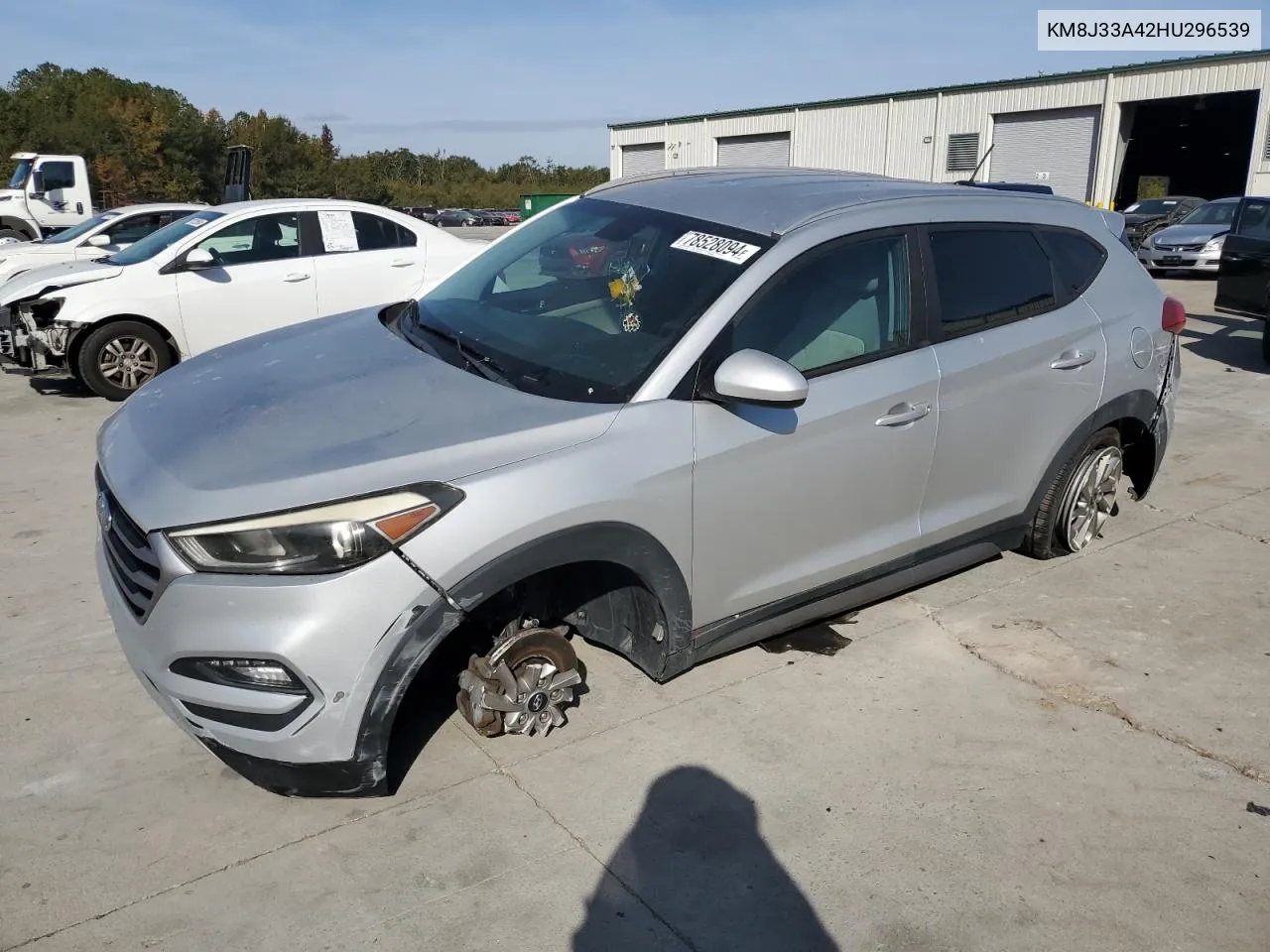 2017 Hyundai Tucson Limited VIN: KM8J33A42HU296539 Lot: 78528094