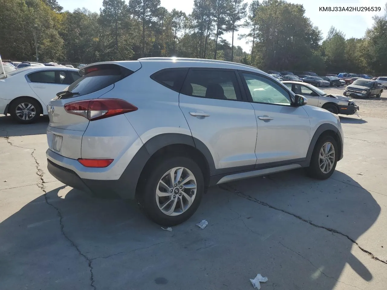 2017 Hyundai Tucson Limited VIN: KM8J33A42HU296539 Lot: 78528094