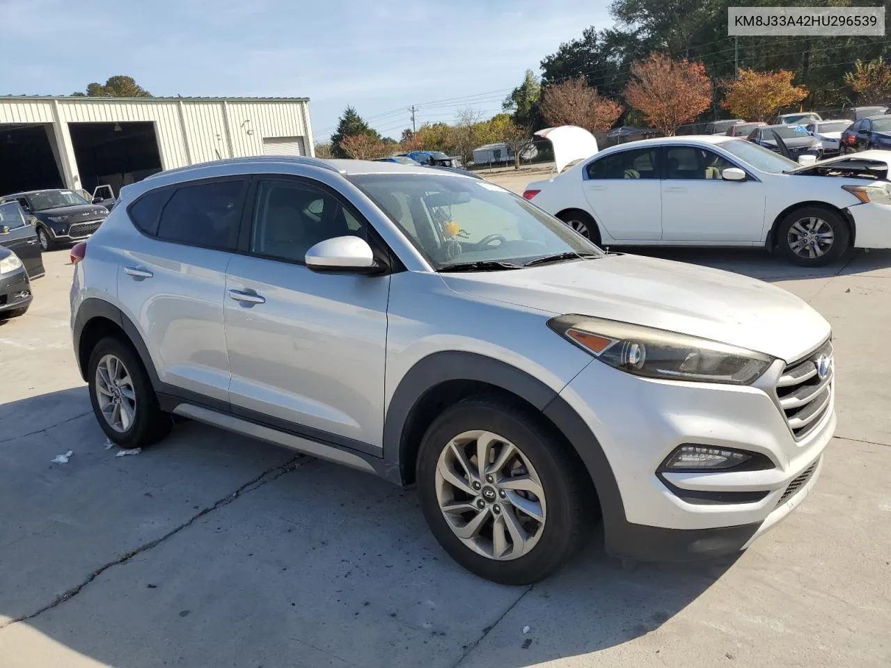 2017 Hyundai Tucson Limited VIN: KM8J33A42HU296539 Lot: 78528094