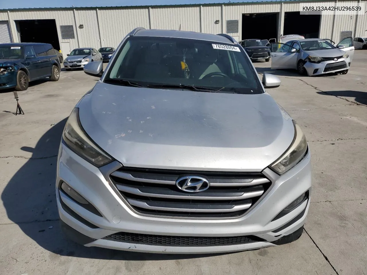 2017 Hyundai Tucson Limited VIN: KM8J33A42HU296539 Lot: 78528094