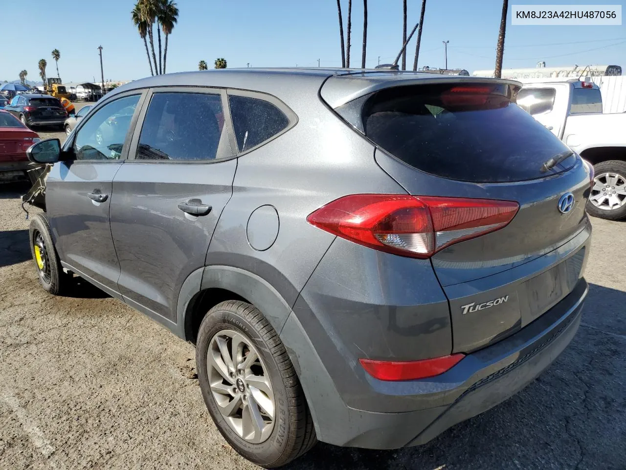 2017 Hyundai Tucson Se VIN: KM8J23A42HU487056 Lot: 78670334