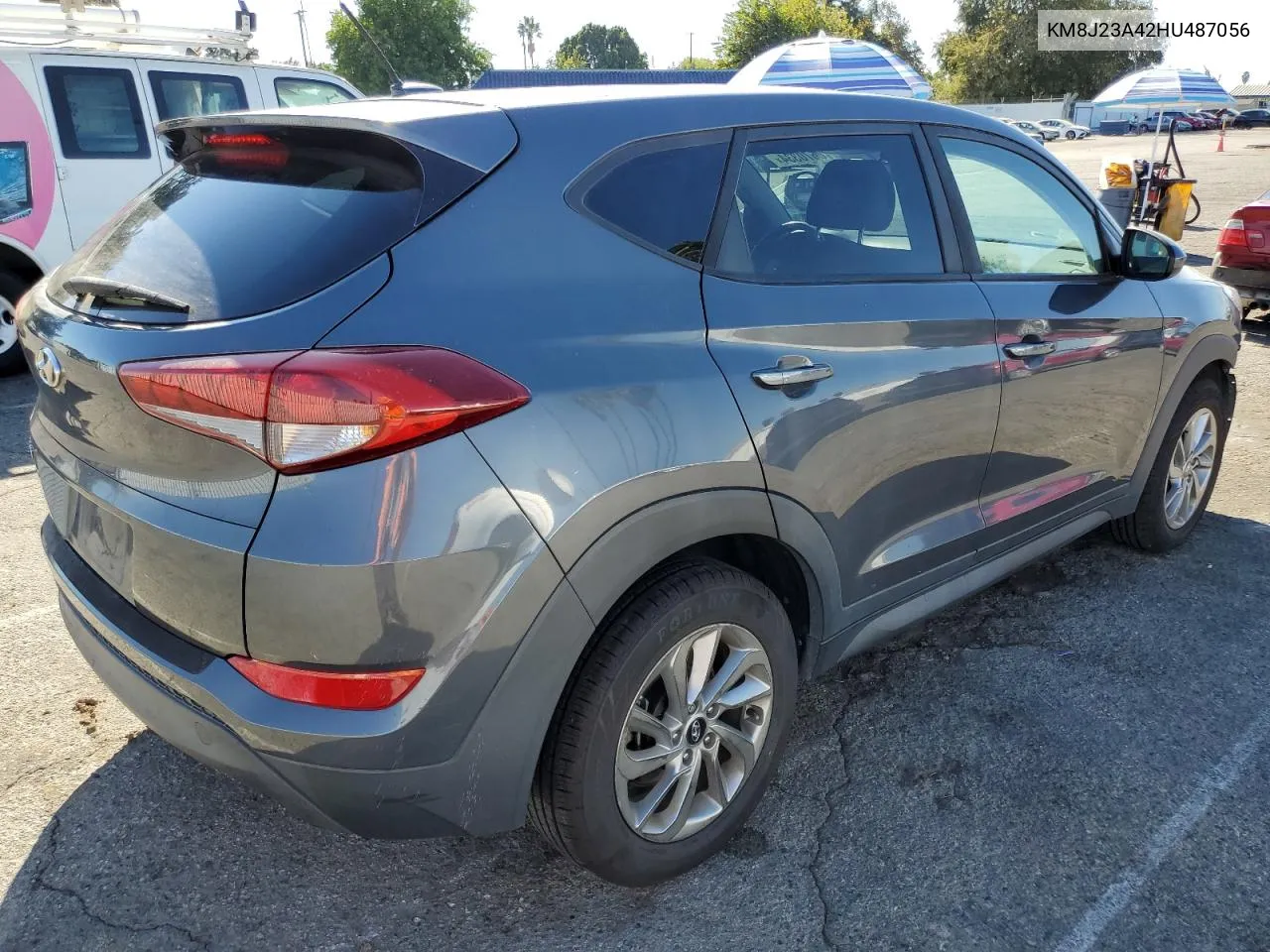 2017 Hyundai Tucson Se VIN: KM8J23A42HU487056 Lot: 78670334