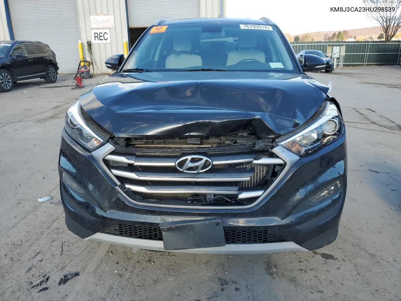 2017 Hyundai Tucson Limited VIN: KM8J3CA23HU298539 Lot: 78795514