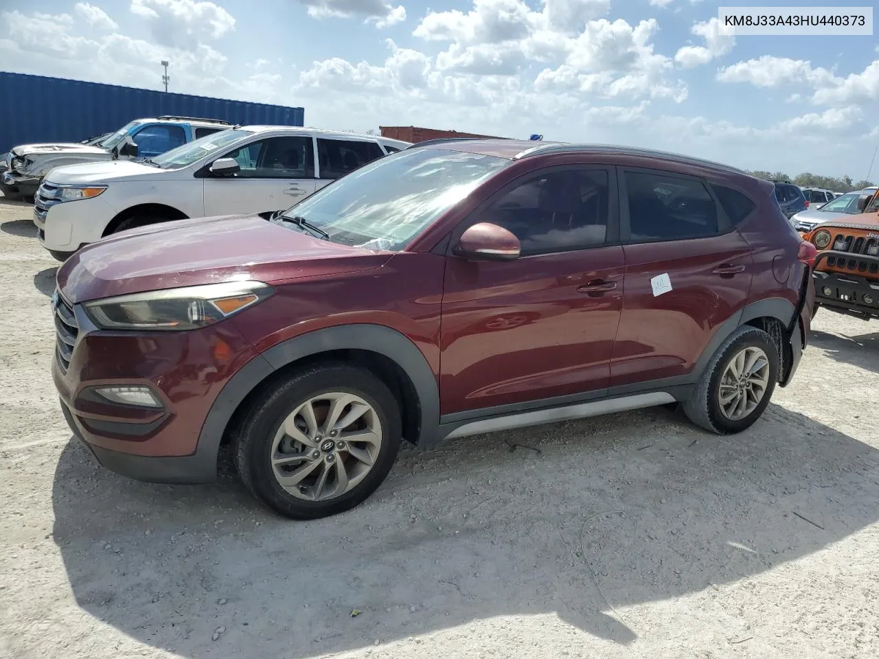 2017 Hyundai Tucson Limited VIN: KM8J33A43HU440373 Lot: 78805424