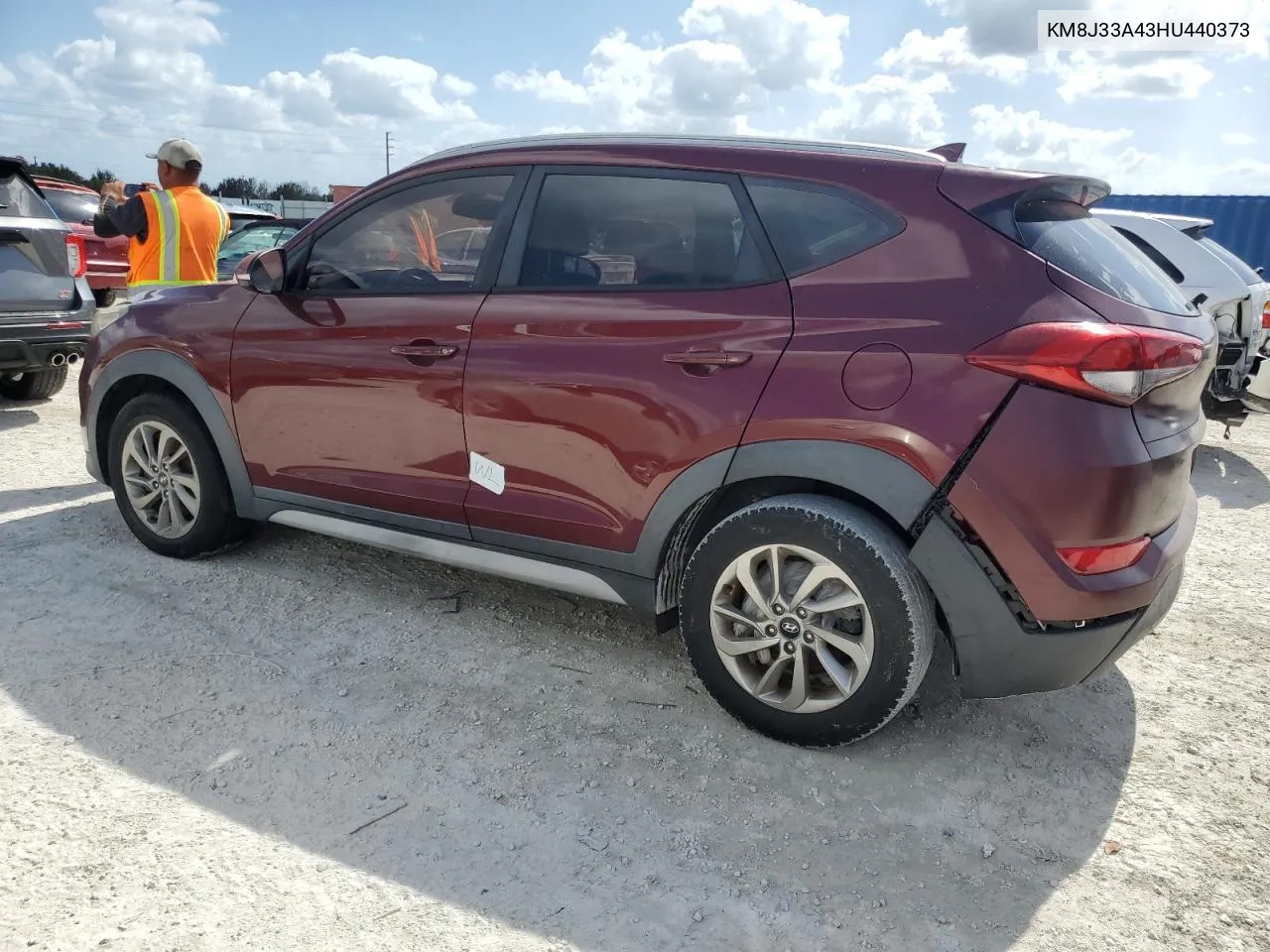 2017 Hyundai Tucson Limited VIN: KM8J33A43HU440373 Lot: 78805424