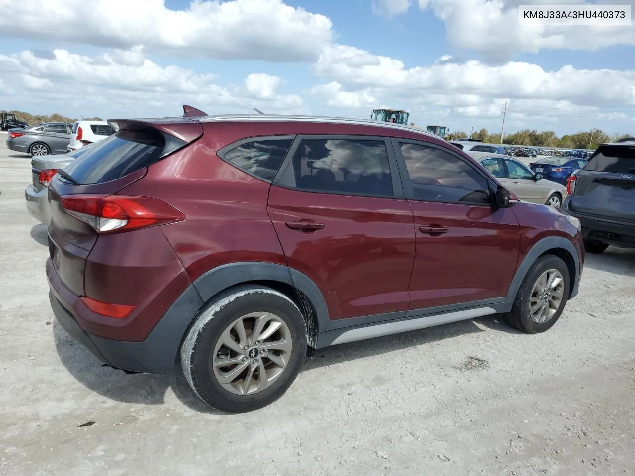 2017 Hyundai Tucson Limited VIN: KM8J33A43HU440373 Lot: 78805424