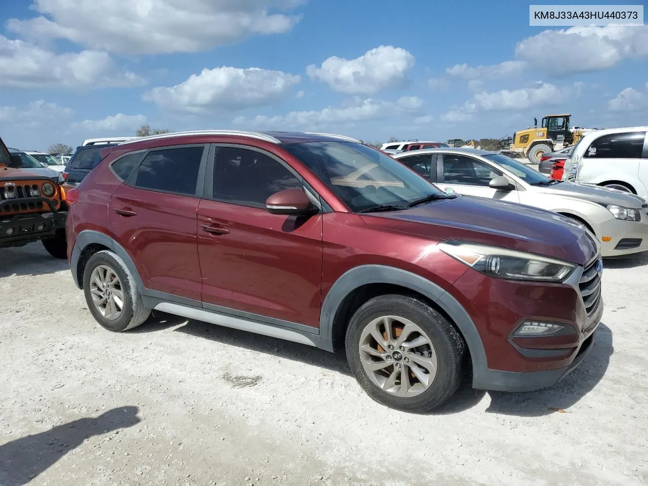 2017 Hyundai Tucson Limited VIN: KM8J33A43HU440373 Lot: 78805424