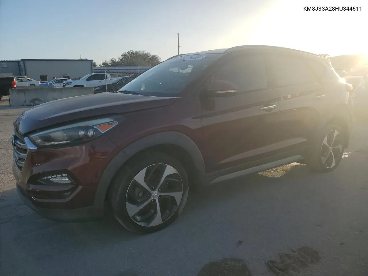 2017 Hyundai Tucson Limited VIN: KM8J33A28HU344611 Lot: 78856094