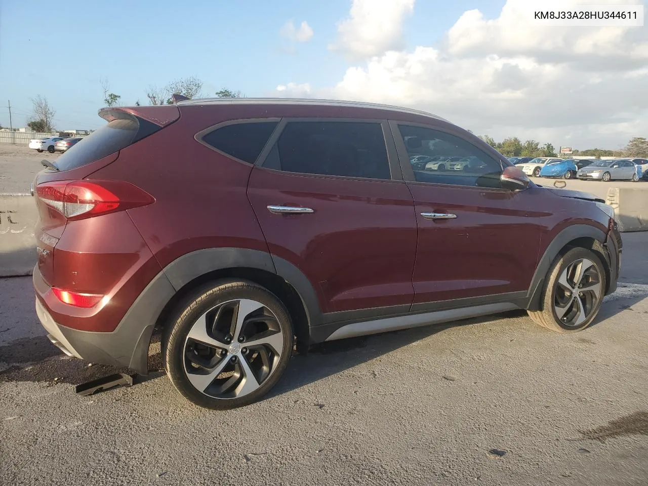 2017 Hyundai Tucson Limited VIN: KM8J33A28HU344611 Lot: 78856094